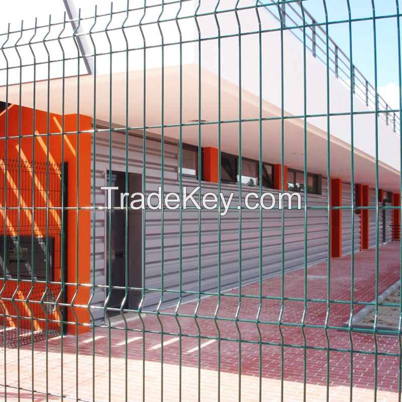 3D curvy welded wire mesh fence