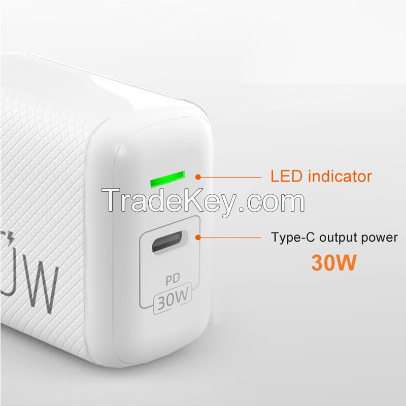 wholesale cell phone china suppliers for iphone chargers PD Charger 30W Type C Fast mi Phone PD Charger