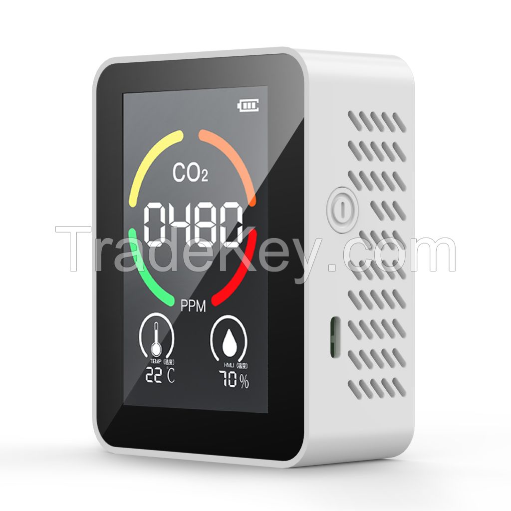 China Factory Wholesale Favorable Cost Oxygen CO2 Temperature Humidity Multi Air Quality Gas Carbon Dioxide Detector