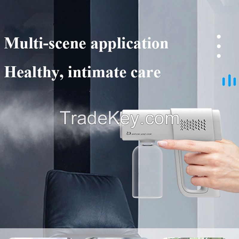 Nano Mist Sprayer Santitizer Machine Hand-held Atomizer Spray Gun Cordless Electric ULV Fogger For Office Garden Sprayer