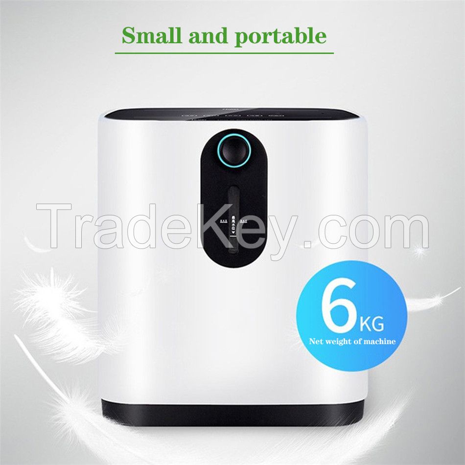 Portable Oxygen Concentrator Machine Generator Oxygen 1-7L/min 48Hours Making Machine Without Battery Air Purifier AC Concentra