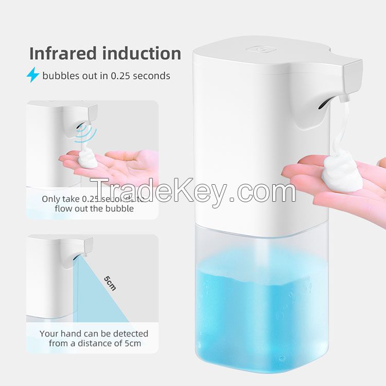 Portable mini touchless automatic liquid soap dispenser with smart sensor electric hand sanitizer dispenser