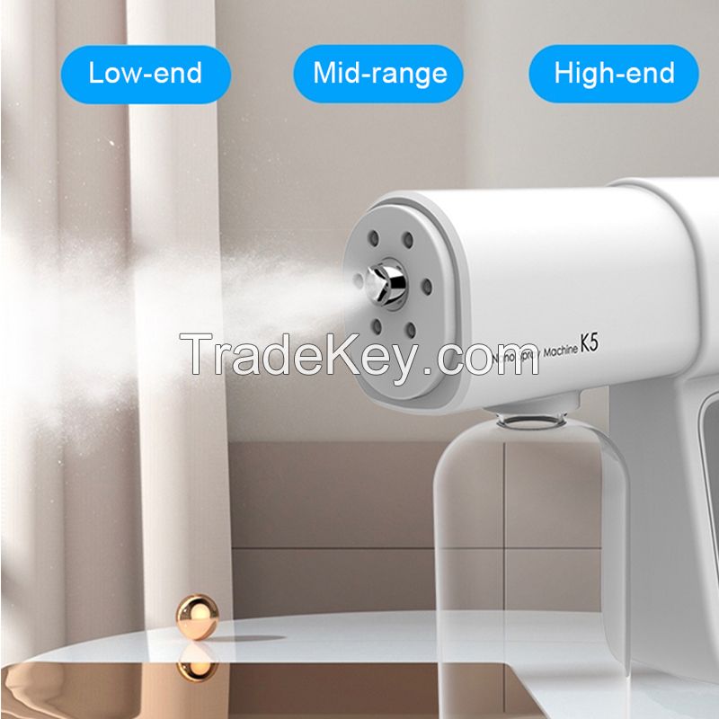 Nano Mist Sprayer Santitizer Machine Hand-held Atomizer Spray Gun Cordless Electric ULV Fogger For Office Garden Sprayer