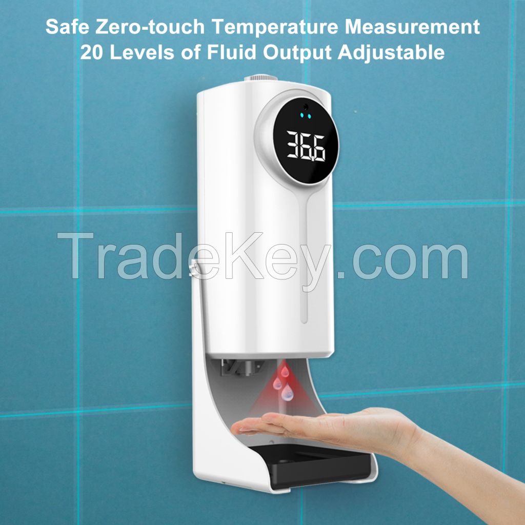 K9 pro upgrade gel drop spray foam 15 language battery inside 1200ml intelligent sensor soap dispenser thermometer k9pro plus