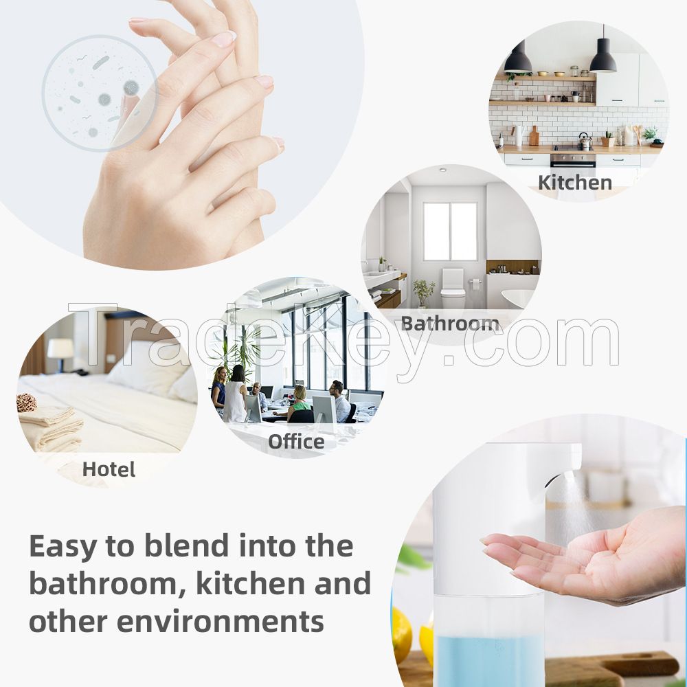 Portable mini touchless automatic liquid soap dispenser with smart sensor electric hand sanitizer dispenser