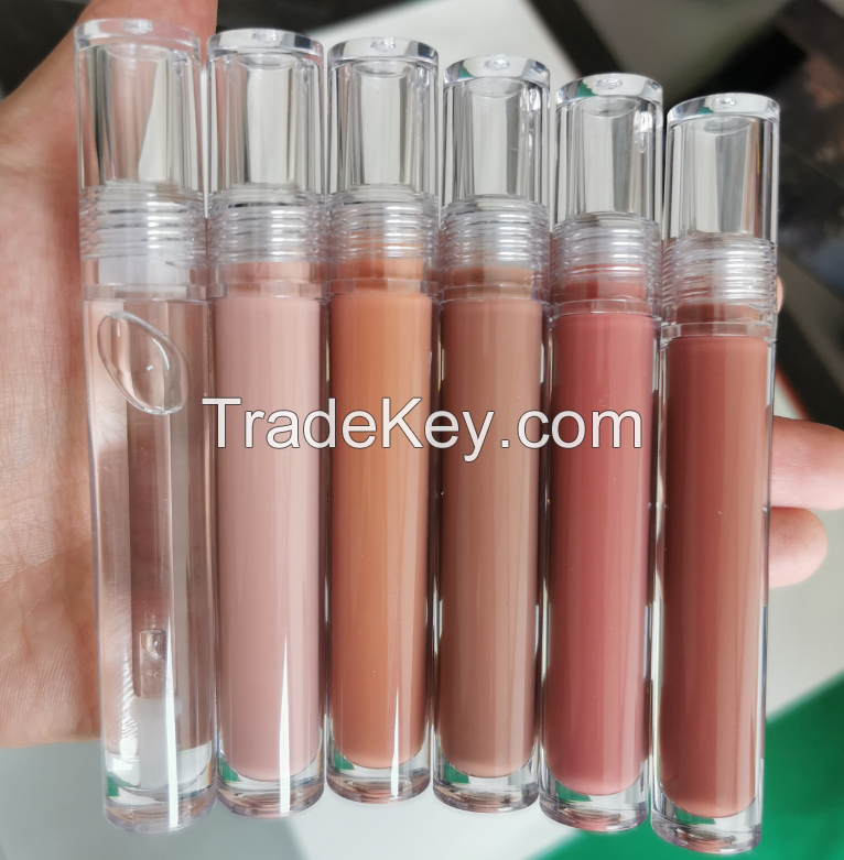 High quality long lasting mositure thick high pigment lip gloss with custom logo