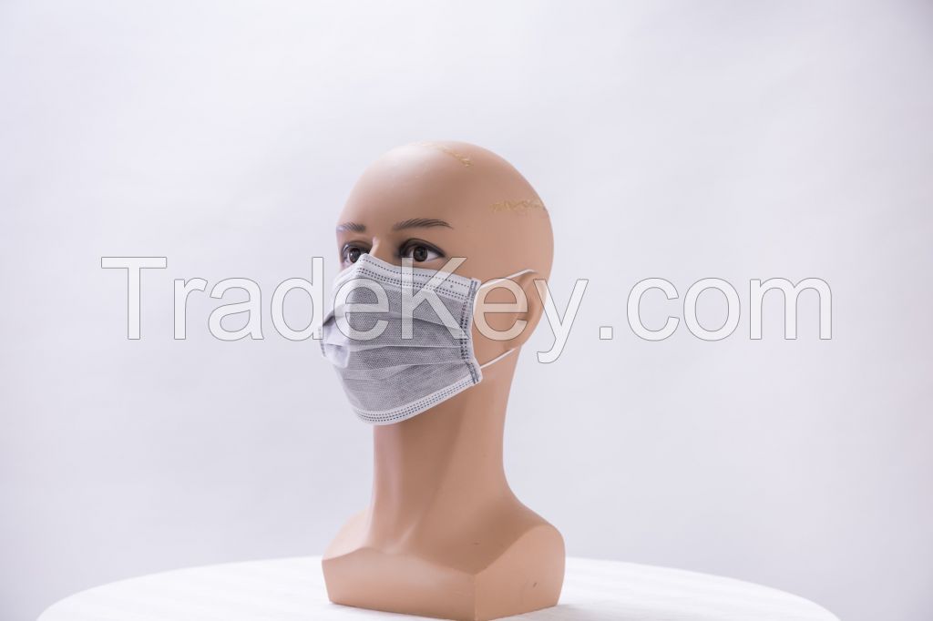 factory supply 3ply non woven disposable face mask dust mask with tie on