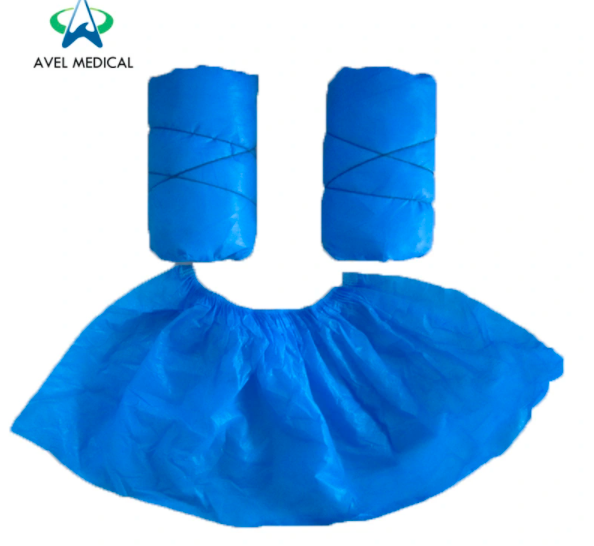 Lab Use Hospital Use Disposable Non-Woven Blue Thick Shoe Cover