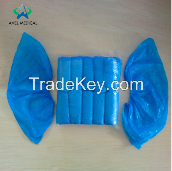 Lab Use Hospital Use Disposable Non-Woven Blue Thick Shoe Cover