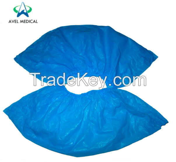 Lab Use Hospital Use Disposable Non-Woven Blue Thick Shoe Cover