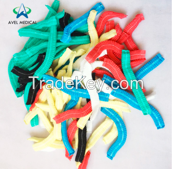 Disposable Non-Woven Cap Work Dustproof Anti-Dandruff Strip Caps