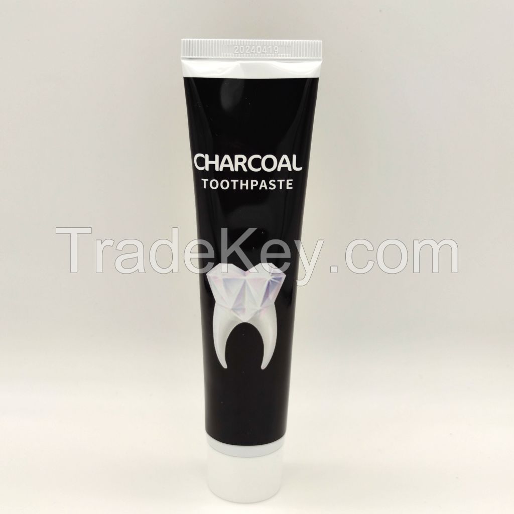 Hot sale wholesale price charcoal toothpaste activated whitening bamboo charcoal toothpaste