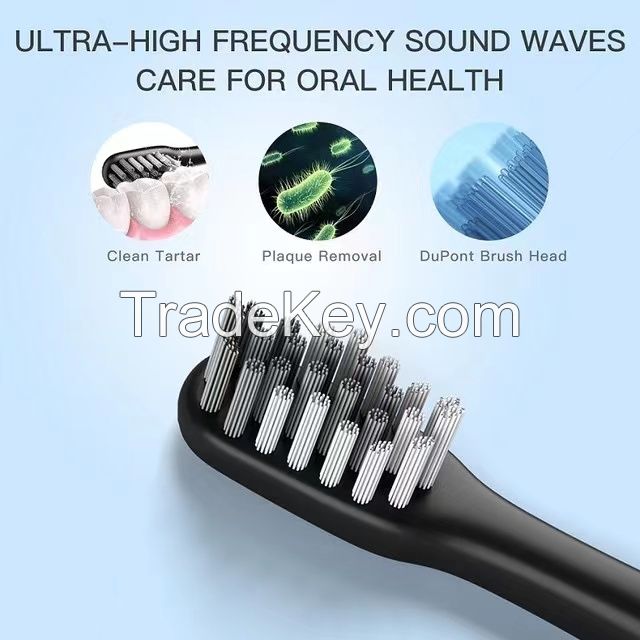 Aurora T+ Sonic Electric Toothbrush Waterproof Rechargeable Acoustic Wave Automatic Tooth Brush for Adult Chilren