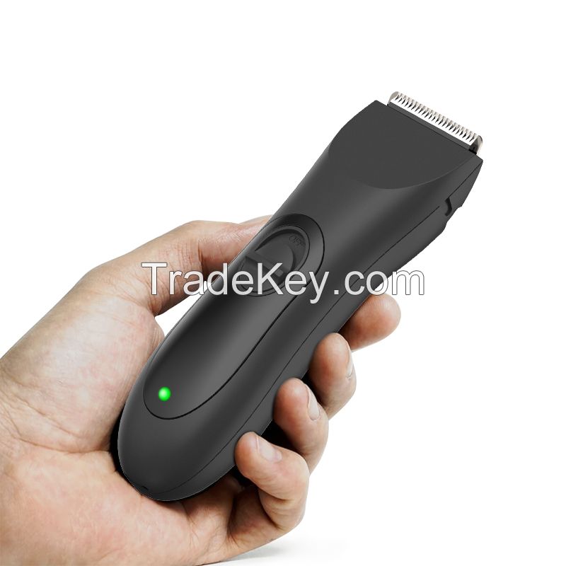 Back Professional Cordless Rechargeable Electric Waterproof Hair Clipper for Men