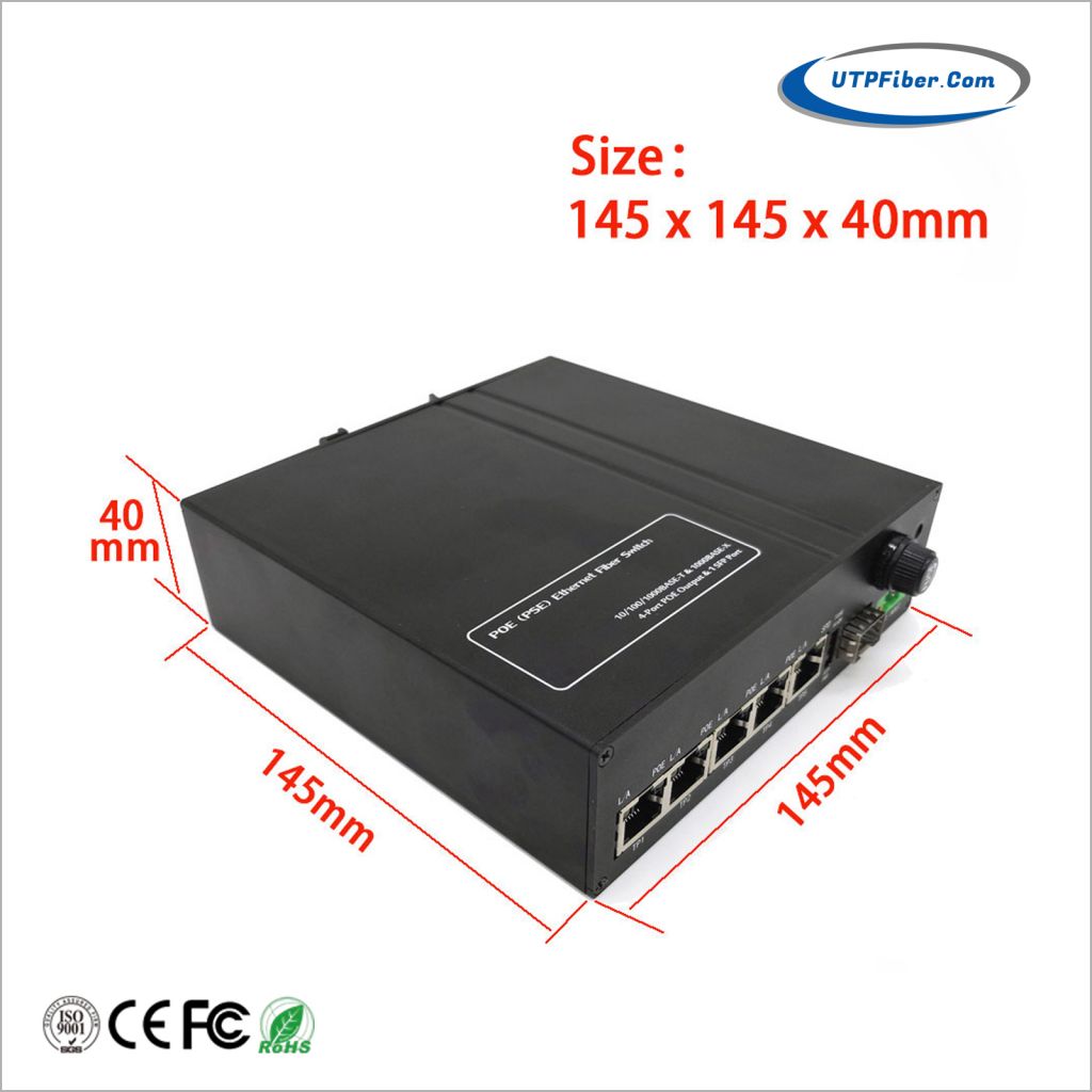 Industrial 4-Port 10/100/1000T 802.3at PoE + 1-Port 10/100/1000T + 1-Port 1000X SFP Solar Power PoE Switch