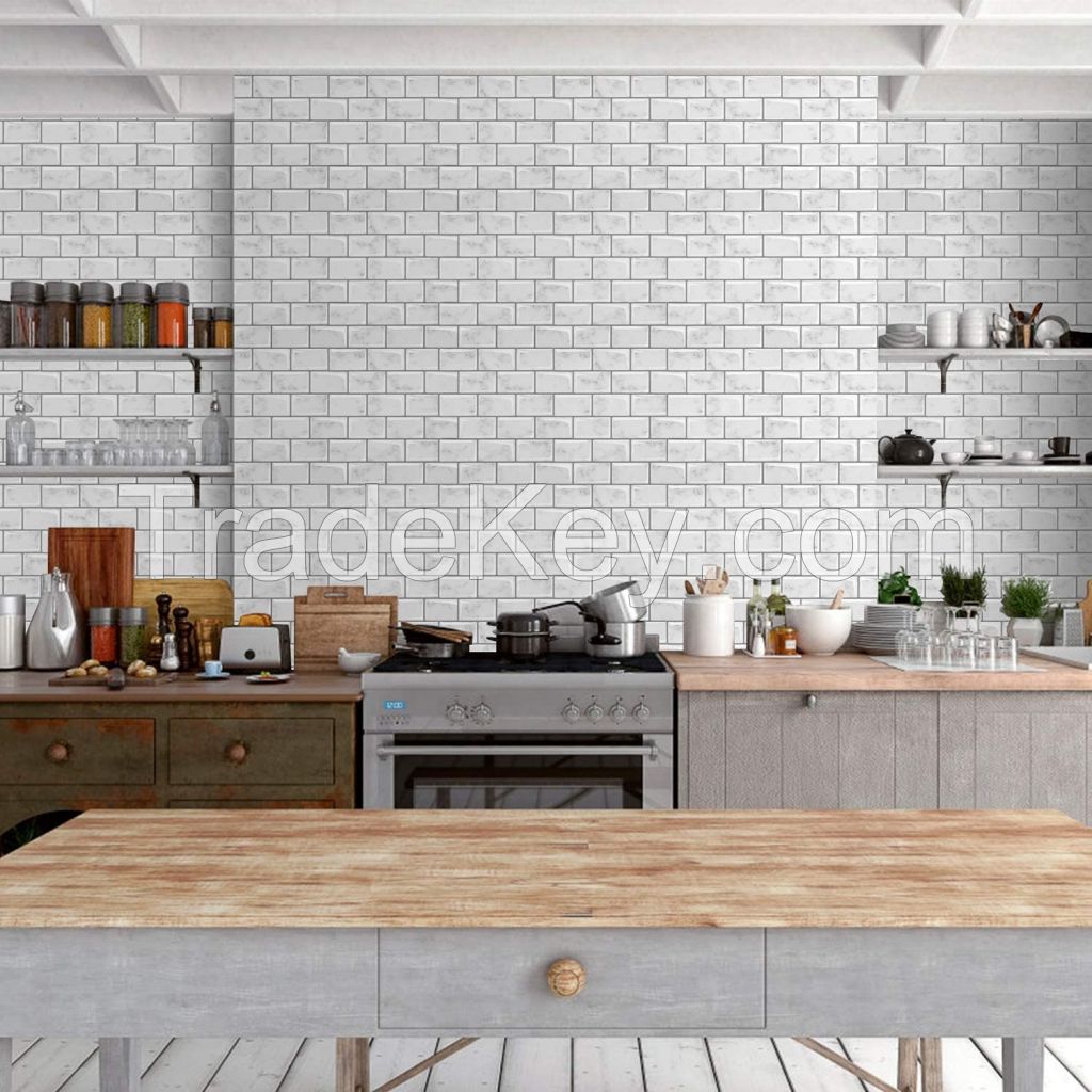 3D DIY peel and stick wall tile/wall paper 