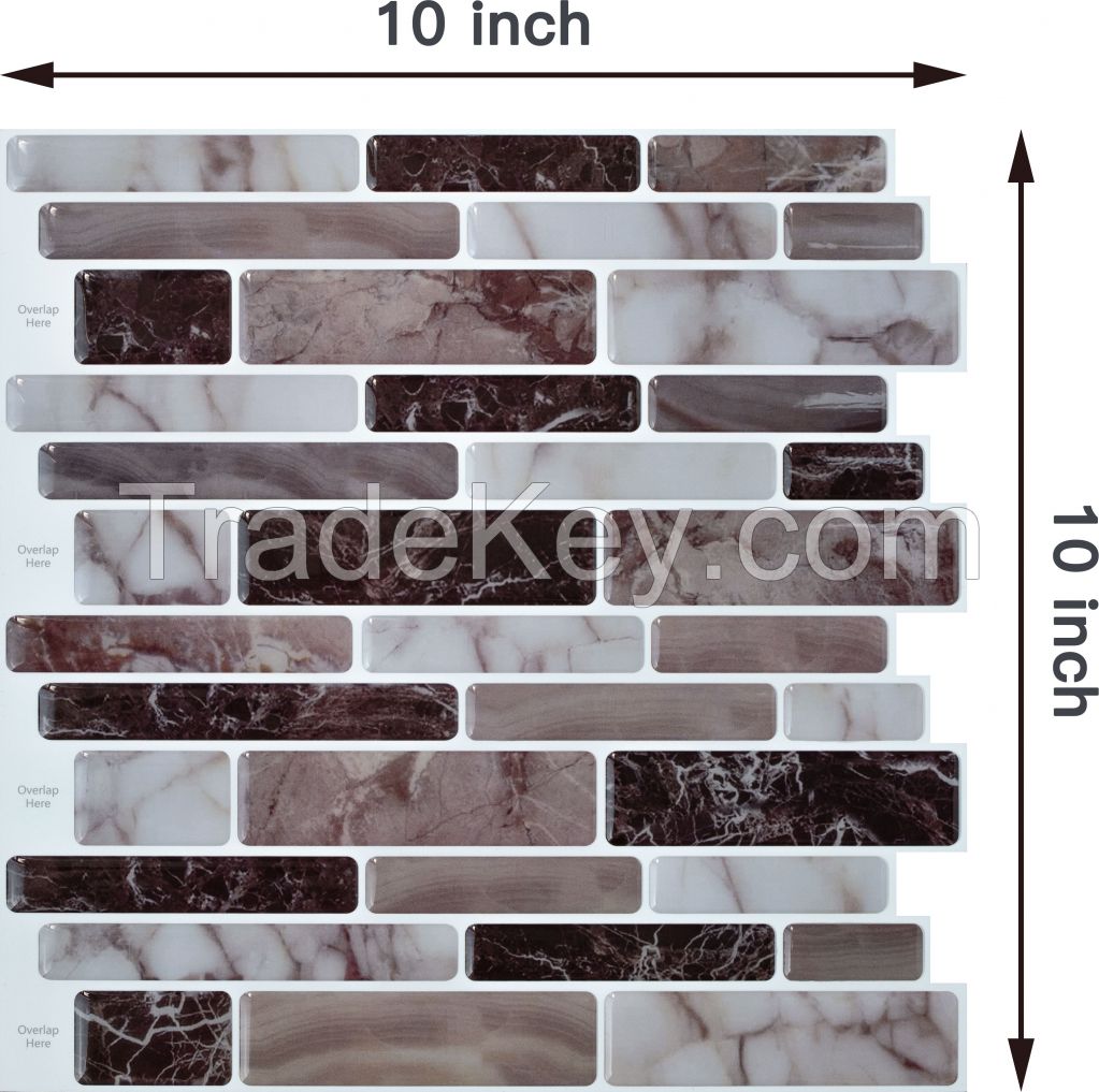 3D DIY self-adhesive wall tiles/Wall paper/Wall sticker 