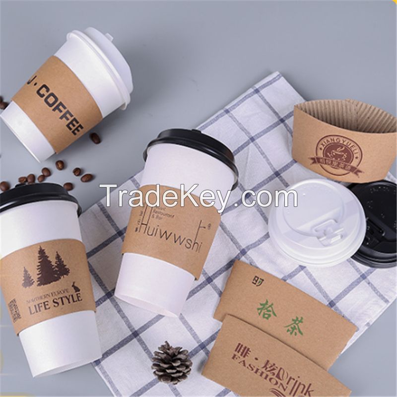 Printing Disposable Take Away Coffee Packaging Paper Cups All Sizes Wholesale Paper Cup