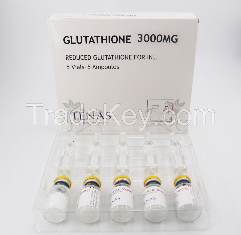 Anti-Aging and Whitening Reduced Glutathione Powder for Injection 3000mg