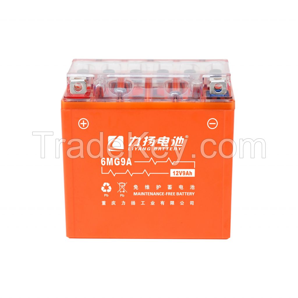 GEL DENEL China Wholesale cheap price y 12v9 ah sealed maintenance free 6MG9A motorcycle engine assembly gel motorcycle battery