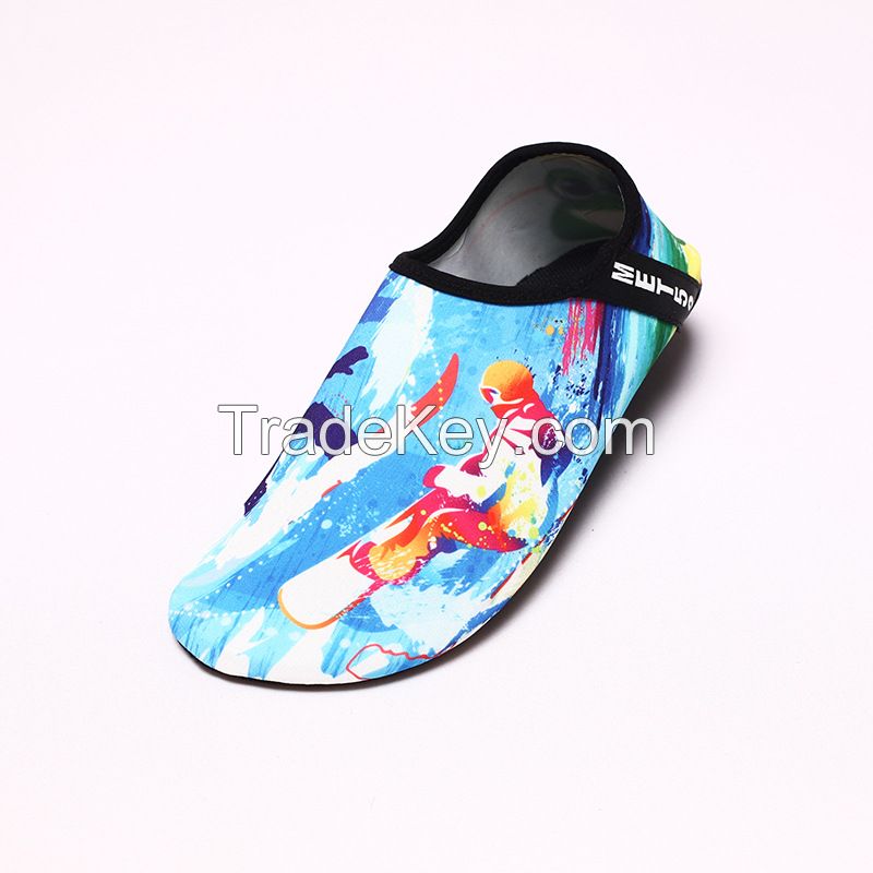 Wholesale Women Men Water Shoes Socks Diving Socks Wetsuit Non-slip water Swim water proof Beach Shoes