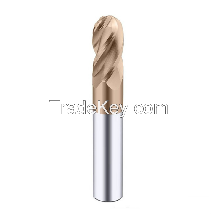 4 Flutes Ball Nose End Mill