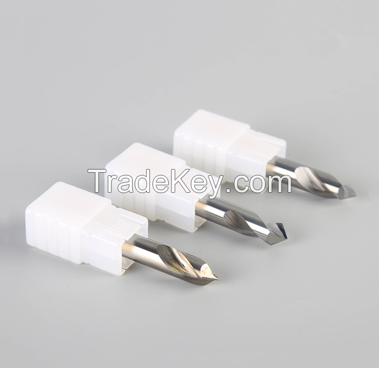 2 Flutes 3 Blades Carbide Chamfer Drill Bits Milling Cutter