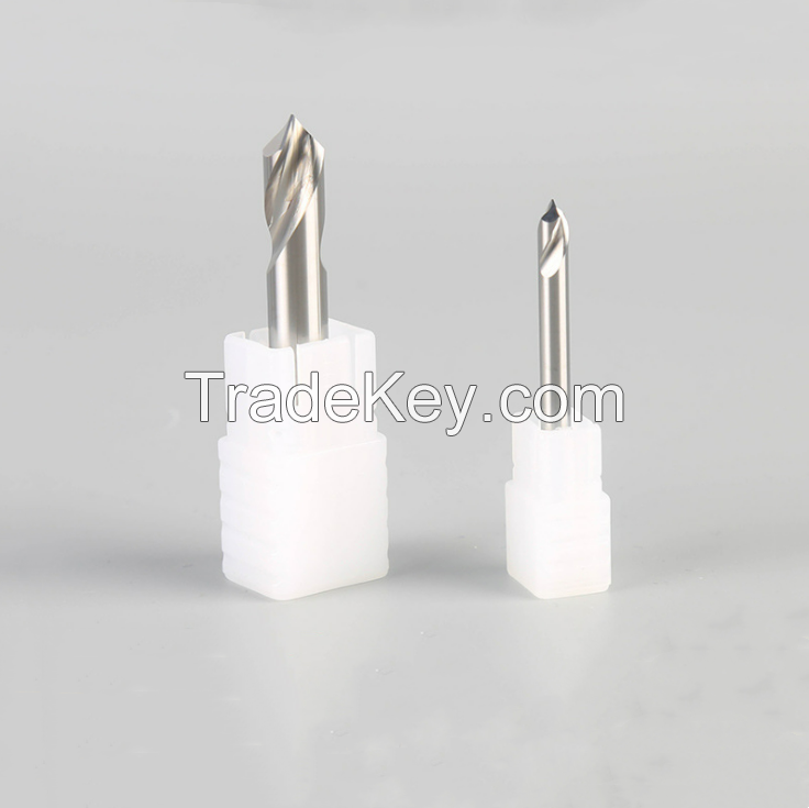 2 Flutes 3 Blades Carbide Chamfer Drill Bits Milling Cutter