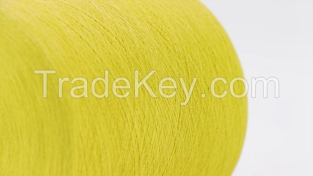 Heat resistant Para Aramid Spun Yarn for fireproof and anti-cutting fabrics