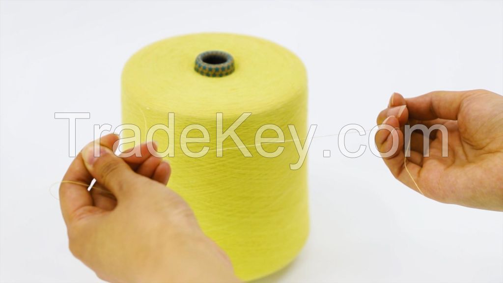 Heat resistant Para Aramid Spun Yarn for fireproof and anti-cutting fabrics