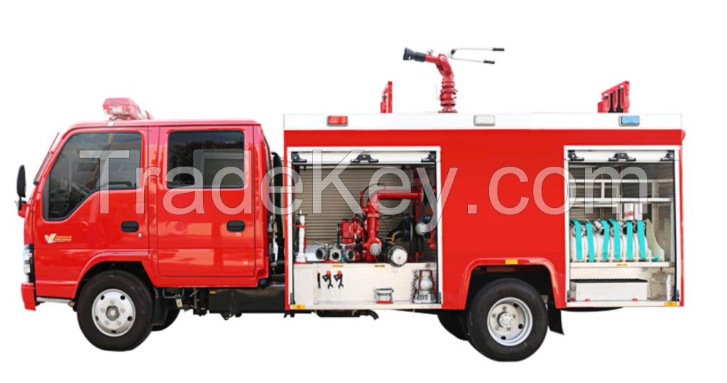 tanker pumper fire-fighting truck 