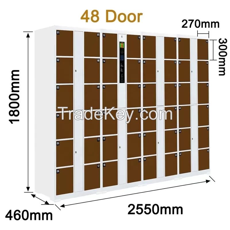 Outdoor parcel delivery locker intelligent controller smart locker for courier and receiver