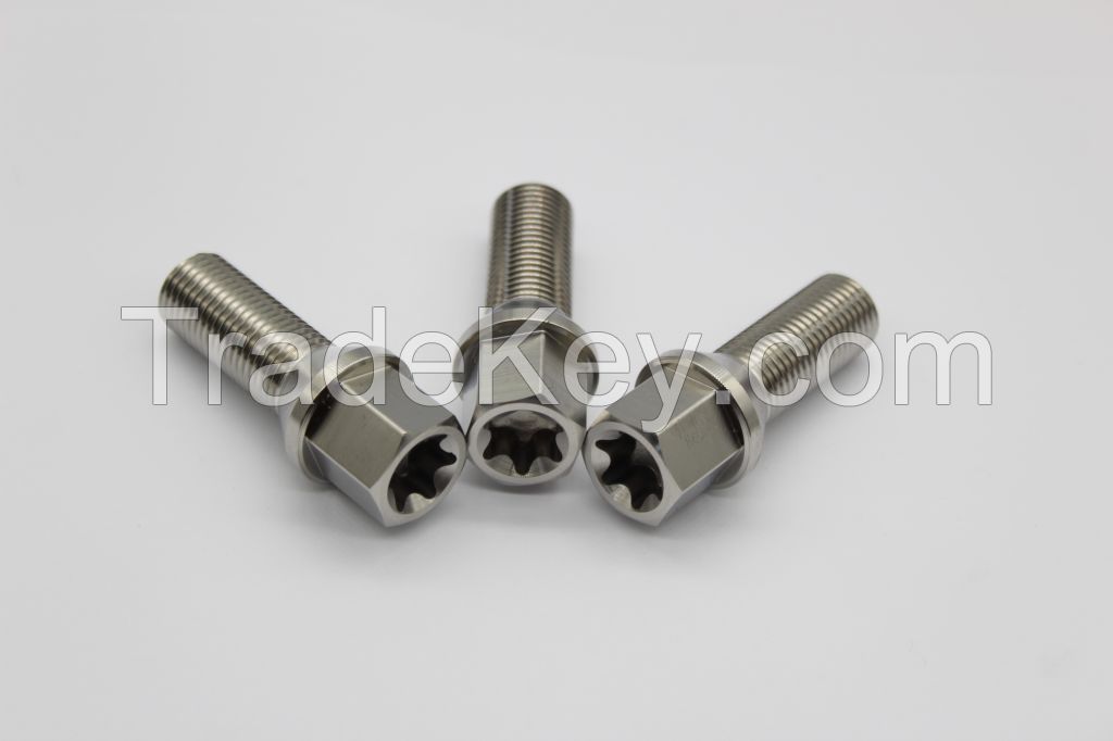 Titanium alloy wheel bolts