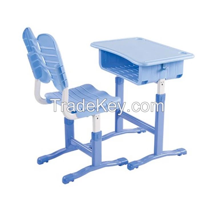 Student desks and chairs