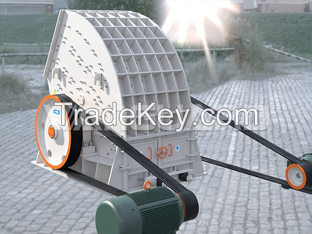 Ac Motor Rock Fine Crusher Plant Limestone Hammer Crusher For Sale