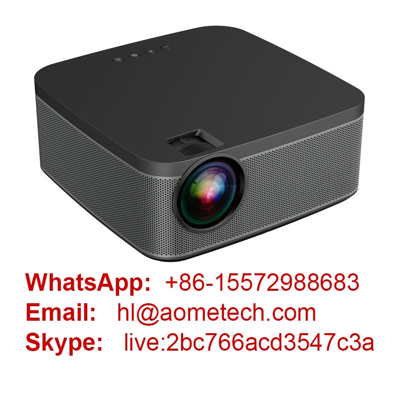 2021 Newest LCD projector 1080p Ful HD support USB LED video home theater