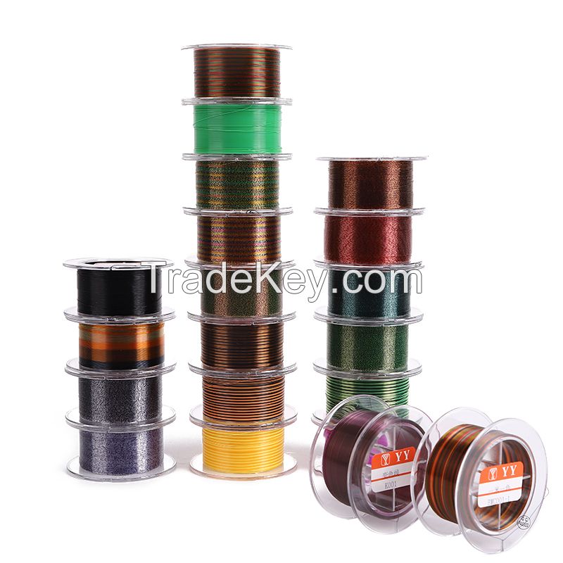 Wholesale 100M Nylon Monofilament Line Colorful Spot Fishing Line of All Size and Color