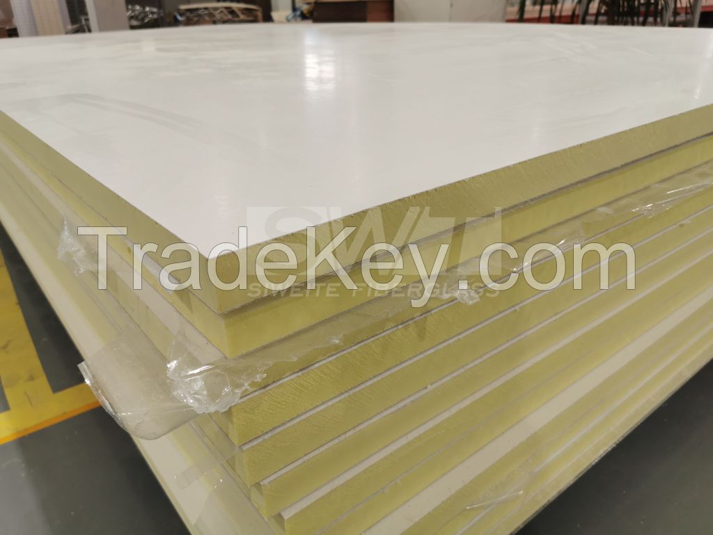 GRP gel coat fiberglass PU XPS PP honeycomb sandwich truck body panel