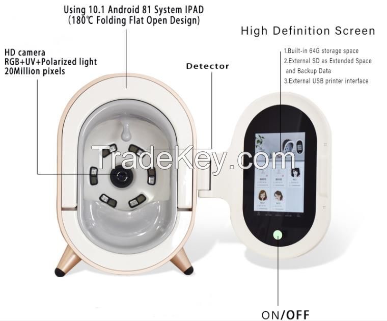 Professtional Skin Analysis Magic Mirror Facial Detection Skin Detector for beauty salon