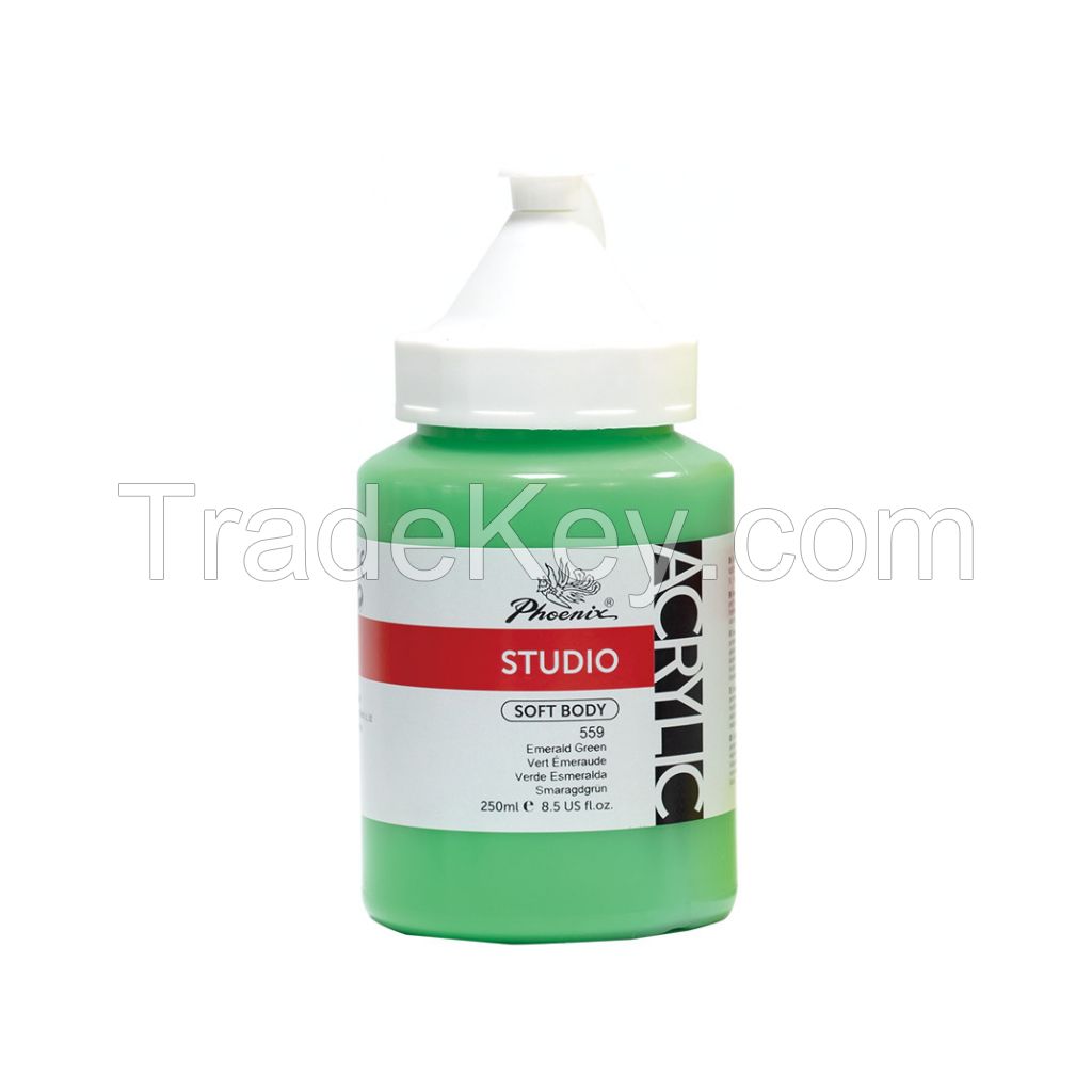 Acrylic Paints Studio Series For Canvas 75/100/200/250/500 ml Plastic Bottles Bulk Packages