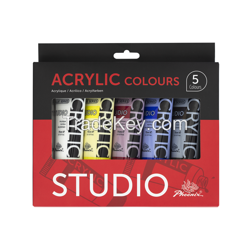 Acrylic Paints 24x12ml drawing sets Studio Series For Canvas in 61 colors with CE certification