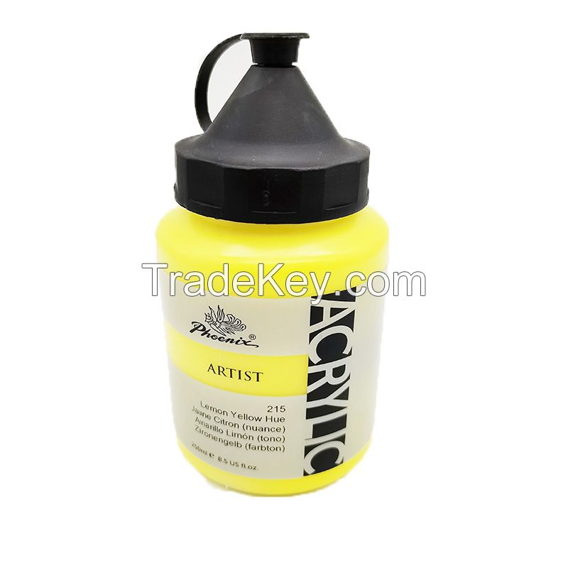 Acrylic Paints For Canvas 75/100/200/250/500 ml Plastic Bottles Bulk Packages