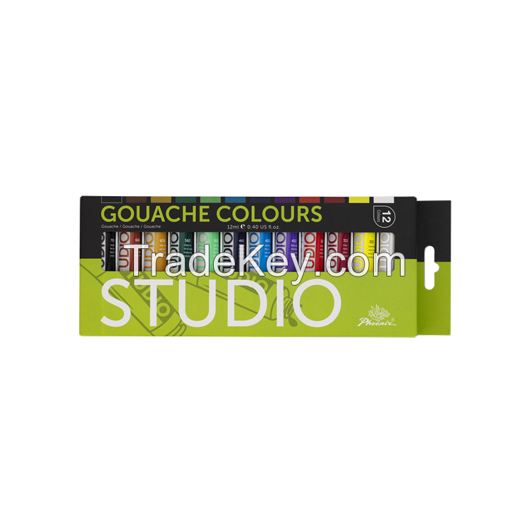 Gouache Paints 10*22ml in 36 colors art sets Wholesale with AP EN71 CE certification