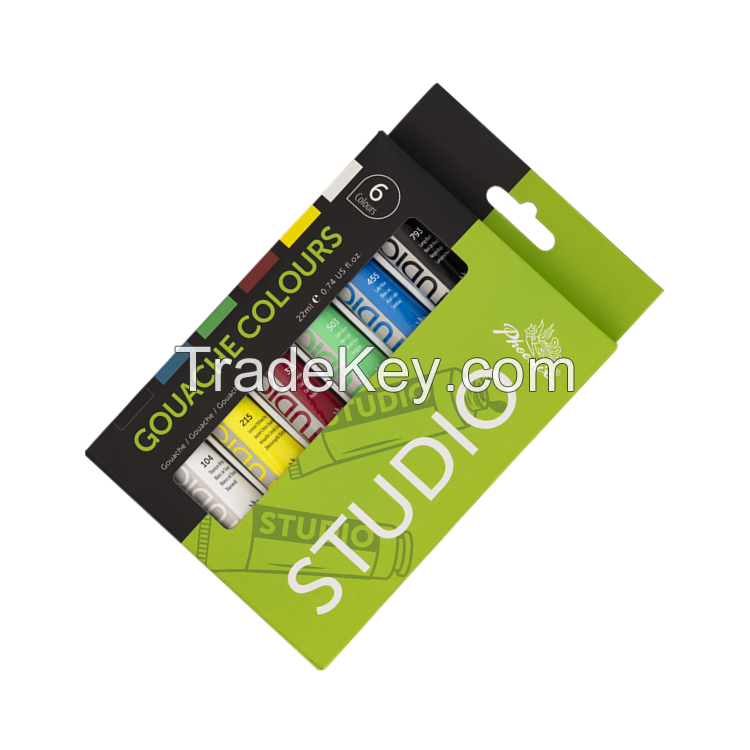 Gouache Paints 10*22ml in 36 colors art sets Wholesale with AP EN71 CE certification