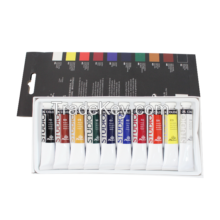 Oil Paints 10*22ml in 56 colors art sets Wholesale with AP EN71 CE certification