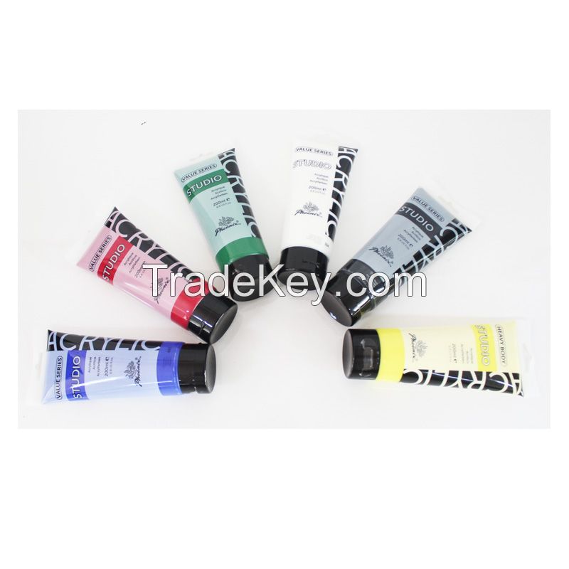 PHOENIX Acrylic Transparent Colors Paint loose package 71 Color acrylic paint