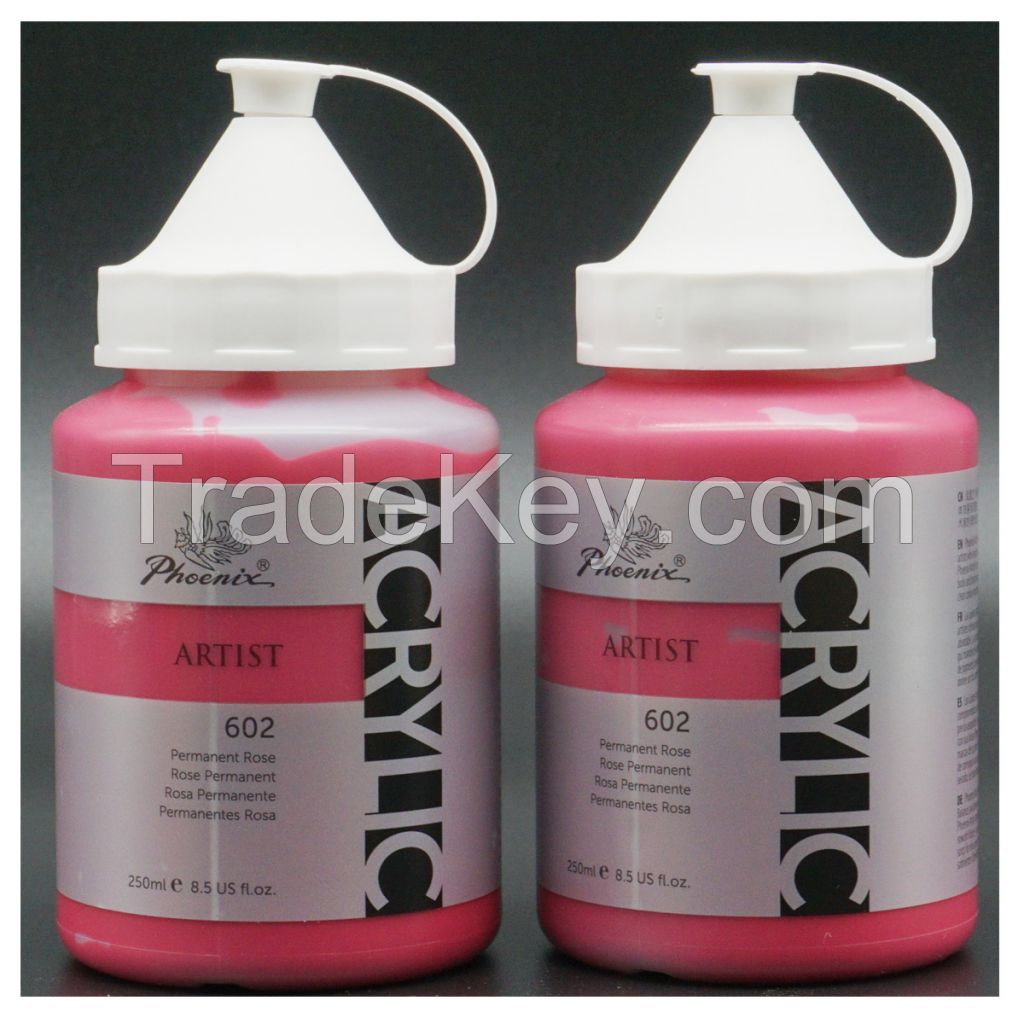 Vivid water color tempera acrylic liquid paint bottle 250 ml poster paint