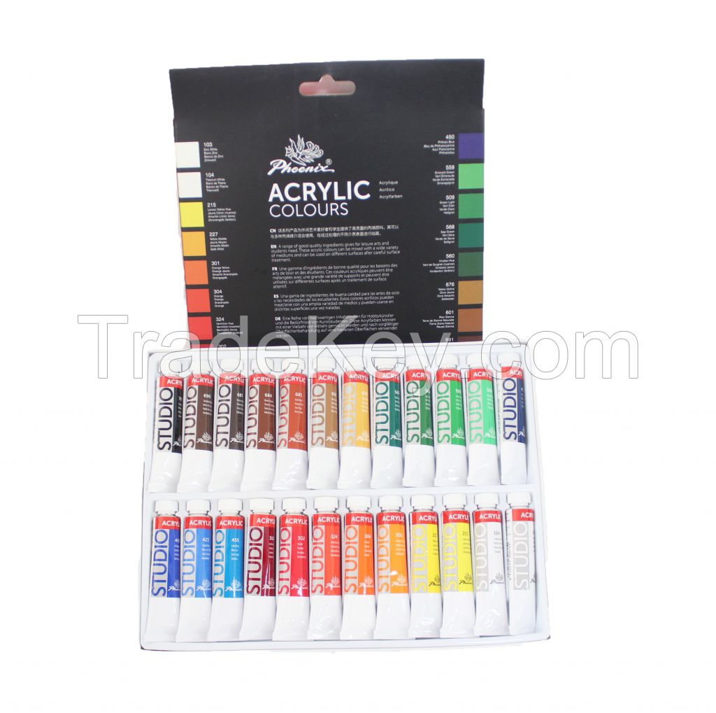 Acrylic Paints Studio Series For Canvas Sets 6/10/12/18/24 colors