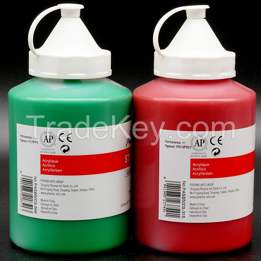 China Wholesale private label artistic 500ml Non-toxic metallic pouring acrylic paint