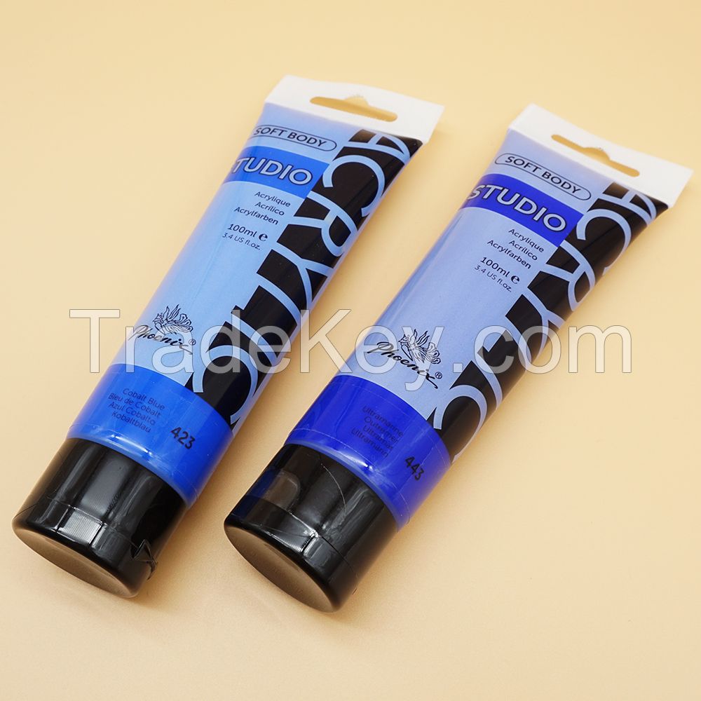Bulk packaging 100ML 500ML 250ML 200ML Color 60 Colors Acrylic Paint